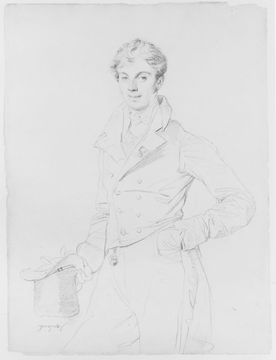 Lancelot-Théodore, comte Turpin de Crissé, Jean Auguste Dominique Ingres (French, Montauban 1780–1867 Paris), Graphite