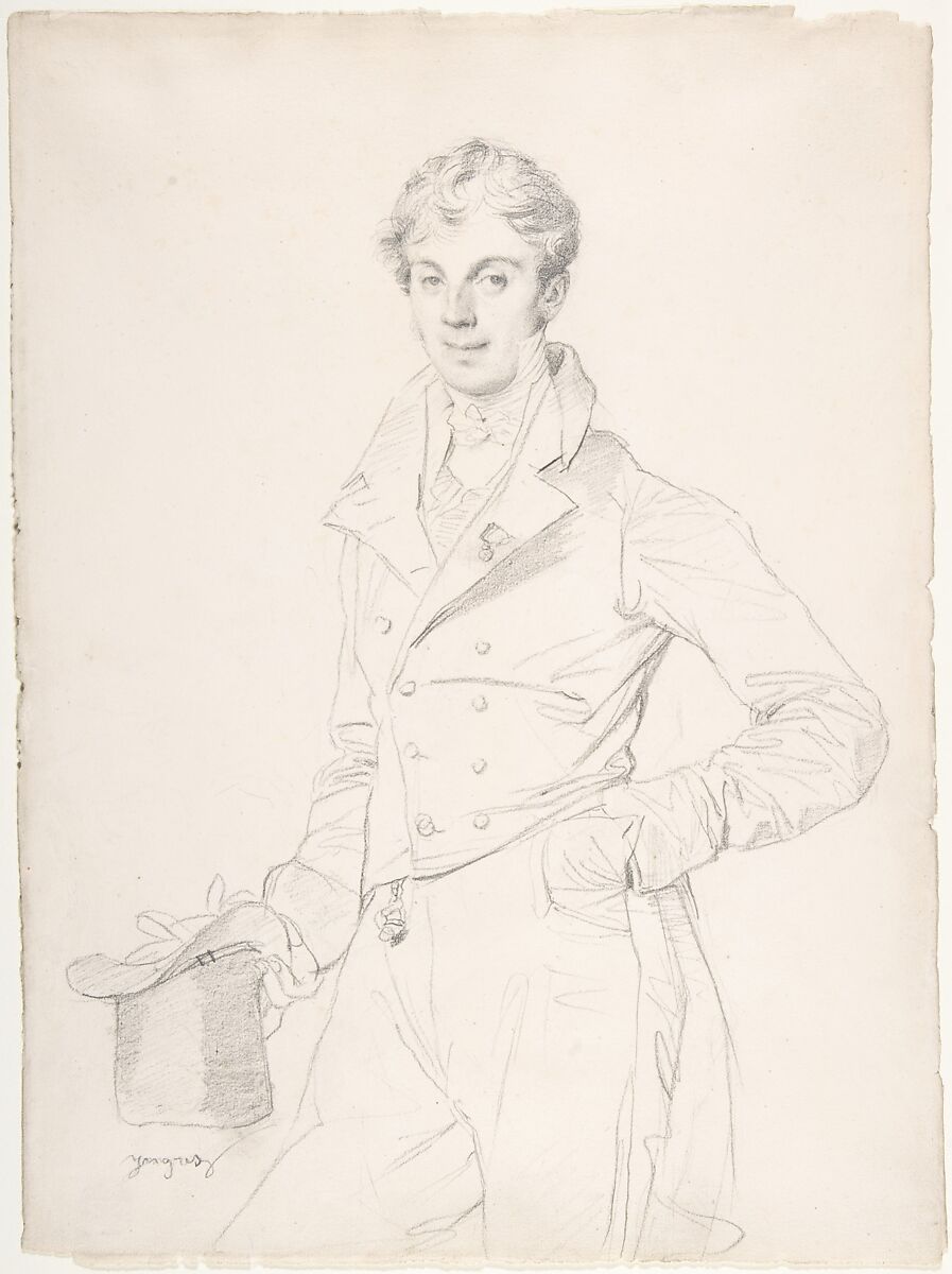 Lancelot-Théodore, comte Turpin de Crissé, Jean Auguste Dominique Ingres  French, Graphite