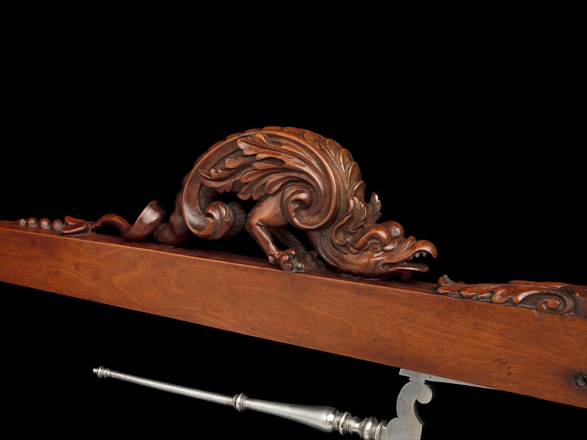 Pellet Crossbow, Steel, wood (walnut), staghorn, hemp, probably Italian or French