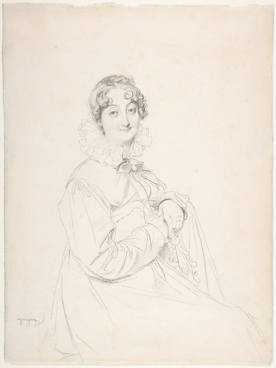 Comtesse Turpin de Crissé, Jean Auguste Dominique Ingres  French, Graphite