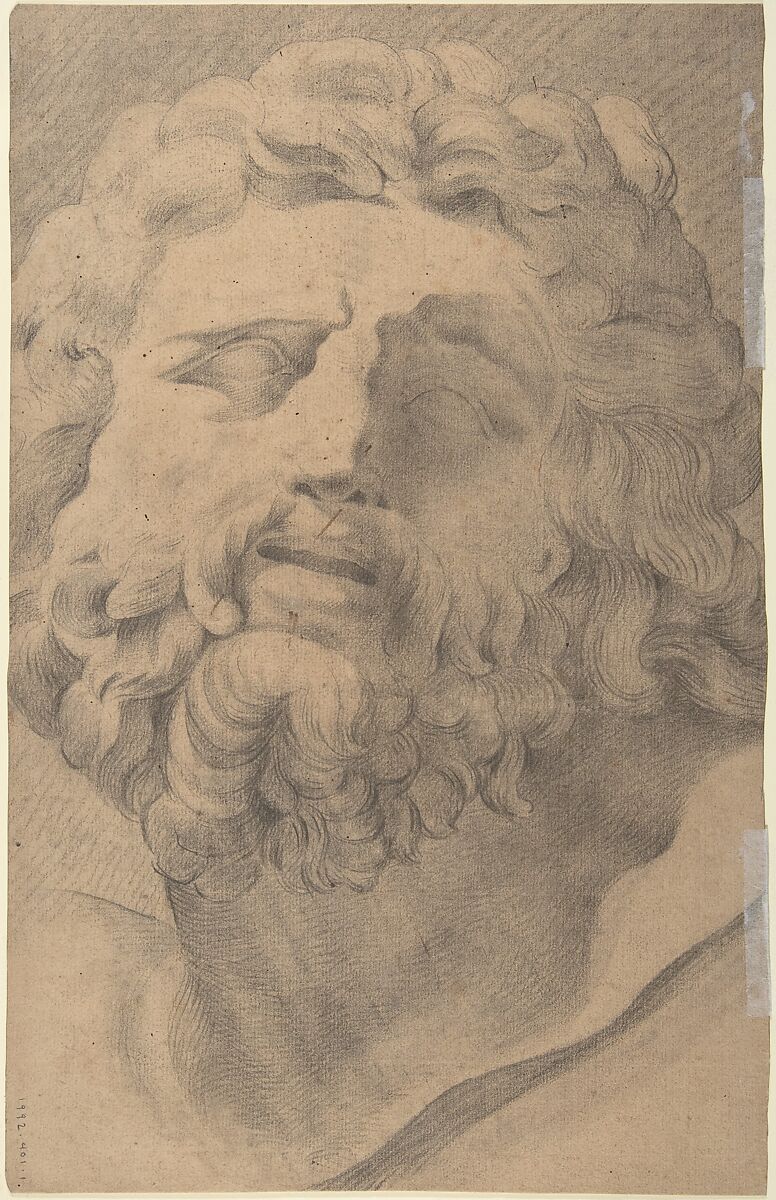 The Denial of Saint Peter, Louis Lafitte (French, Paris 1770–1828 Paris), Black chalk, heightened with white