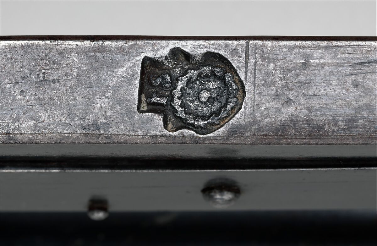 Pellet Crossbow, Steel, wood, staghorn, hemp, leather, German