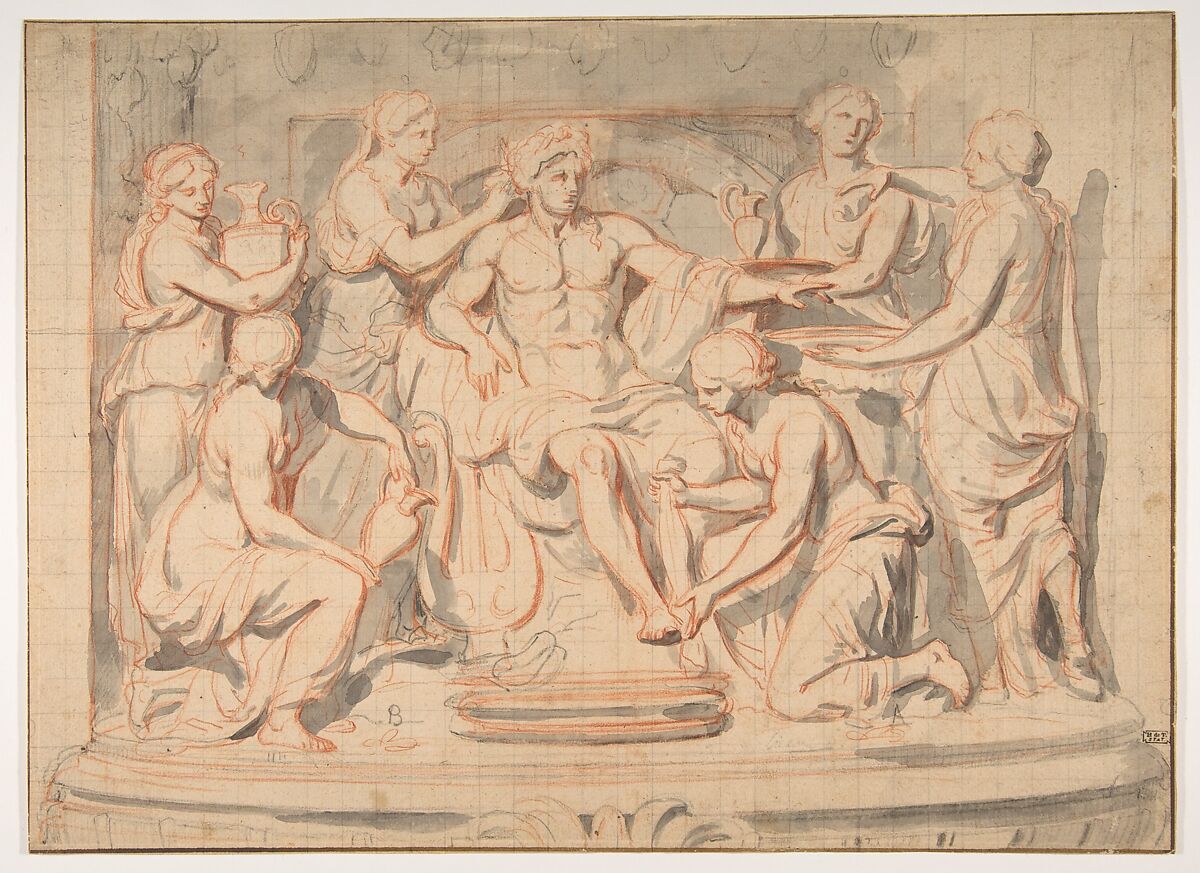 Charles Le Brun | Apollo Bathing, Attended by the Nymphs of Thetis | The  Metropolitan Museum of Art