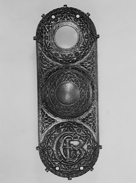 Doorknob from Chicago Stock Exchange Building, Chicago, Louis Henry Sullivan (American, Boston, Massachusetts 1856–1924 Chicago, Illinois), Iron, American 
