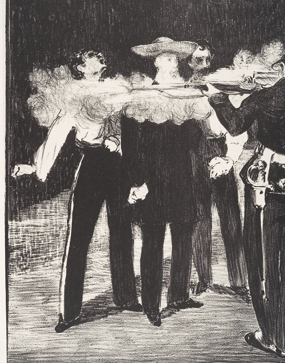 The Execution of Maximilian, Edouard Manet (French, Paris 1832–1883 Paris), Lithograph on chine collé; first state of three