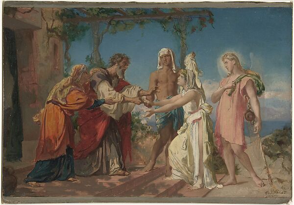Tobias Brings His Bride Sarah to the House of His Father, Tobit