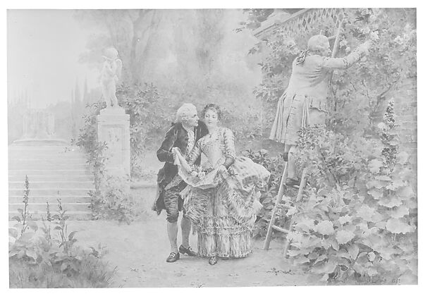 Opportunity Makes the Thief, Maurice Leloir (French, Paris 1853–1940 Paris), Watercolor