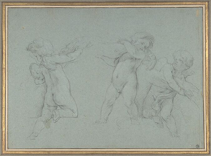 Putti Supporting a Garland