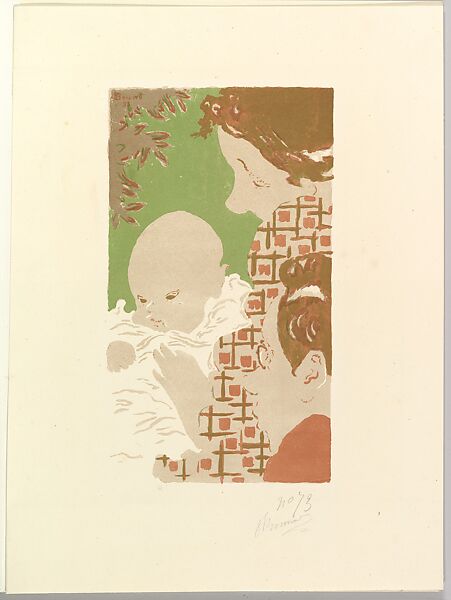 Family Scene, from "L'Estampe Originale", Pierre Bonnard  French, Color lithograph