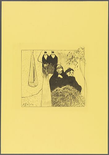 Old Women of Arles, from the Volpini Suite: Dessins lithographiques