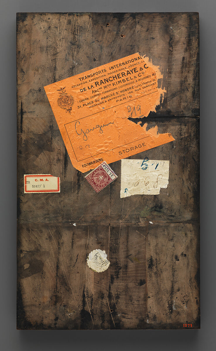 Fragrance (Noa Noa), from Fragrance (Noa Noa), title block, Paul Gauguin (French, Paris 1848–1903 Atuona, Hiva Oa, Marquesas Islands), Woodblock (fruit wood) with traces of zinc white and ink
See Notes regarding wood identification.