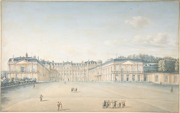 Courtyard of the Chateau de Saint-Cloud