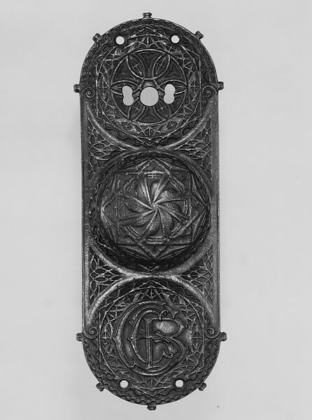 Doorplate from Chicago Stock Exchange Building, Chicago, Louis Henry Sullivan (American, Boston, Massachusetts 1856–1924 Chicago, Illinois), Iron, American 