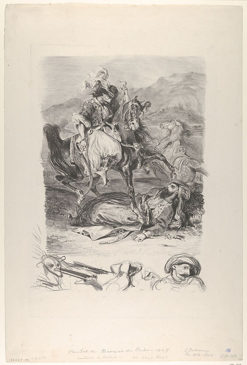 Eugène Delacroix Combat Of The Giaour And The Pasha The Met