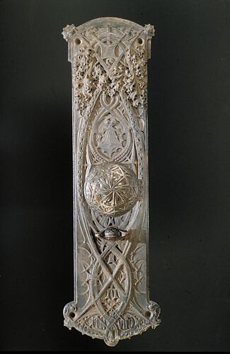 Doorplate, knob, and lock for Guaranty Building, Buffalo