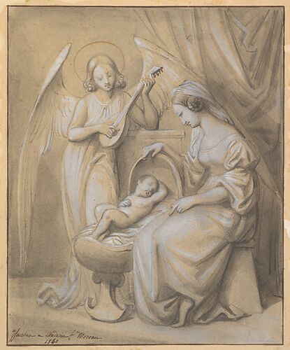 Virgin and Child Adored by a Lute-Playing Angel