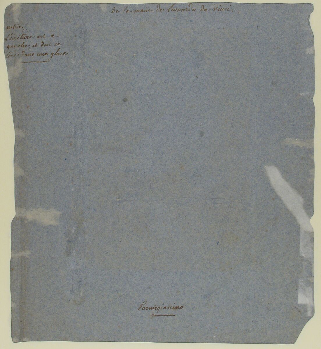 The Head of a Grotesque Man in Profile Facing Right, After Leonardo da Vinci (Italian, Vinci 1452–1519 Amboise), Pen and brown ink, on off-white paper (now darkened)