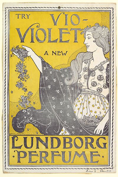 Try Vio-Violet a New Lundborg Perfume, Louis John Rhead (American (born England), Etruria 1857–1926 Amityville, New York), Lithograph 