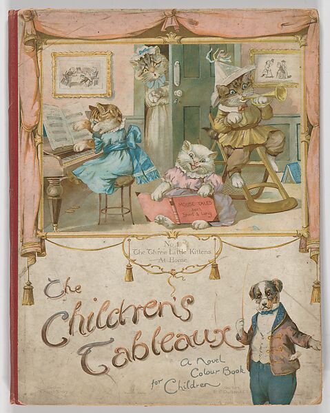 The Children's Tableaux. A Novel Colour Book with Pictures Arranged as Tableaux, Ernest Nister (German, Oberklingen 1842–1909), Illustrations: color lithographs and commercial process prints 