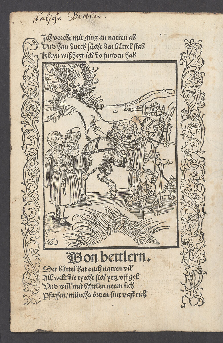 Das Narrenschyff, Albrecht Dürer (German, Nuremberg 1471–1528 Nuremberg), Woodcut