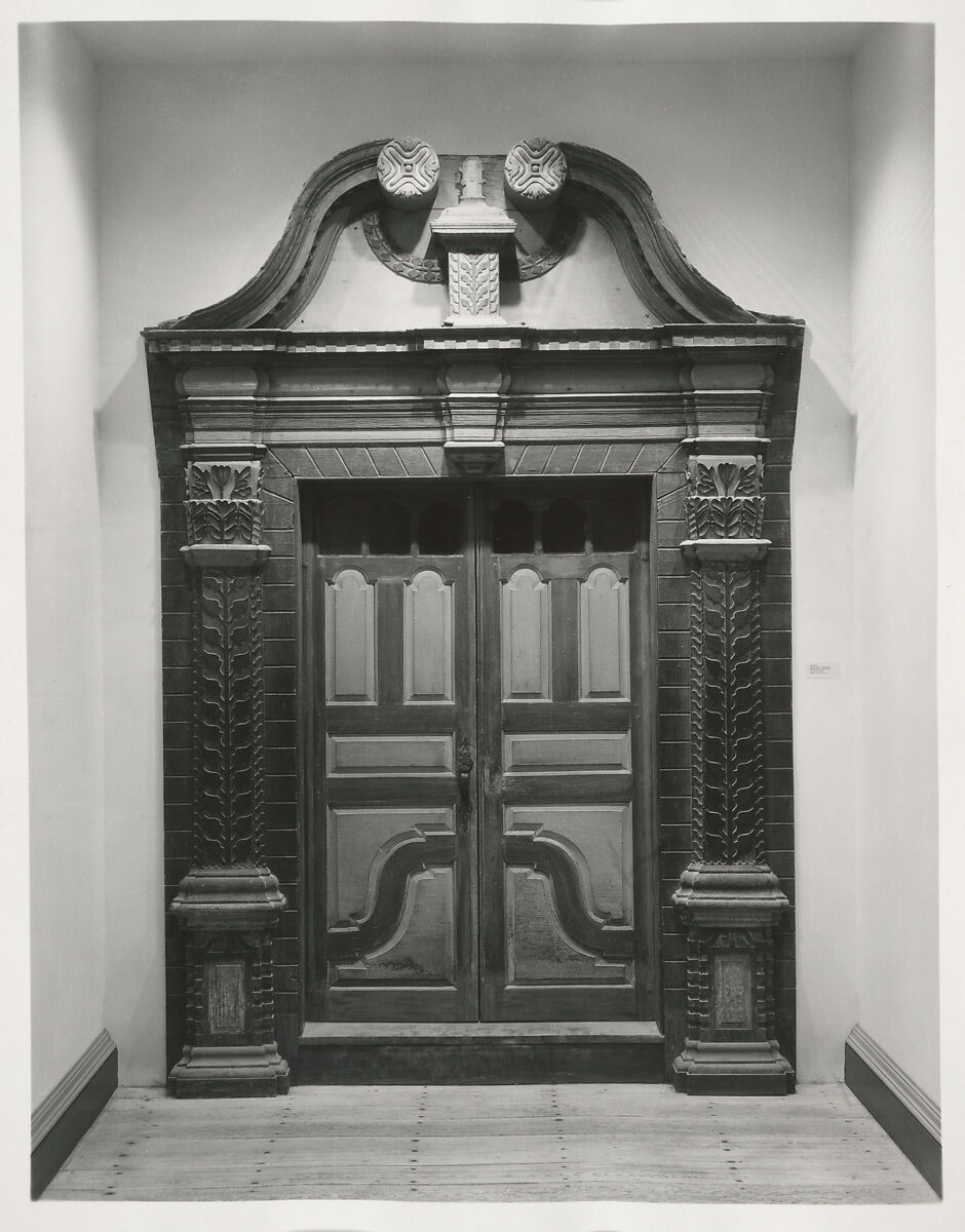 Doorway, Possibly Alexander Grant, Pine, American