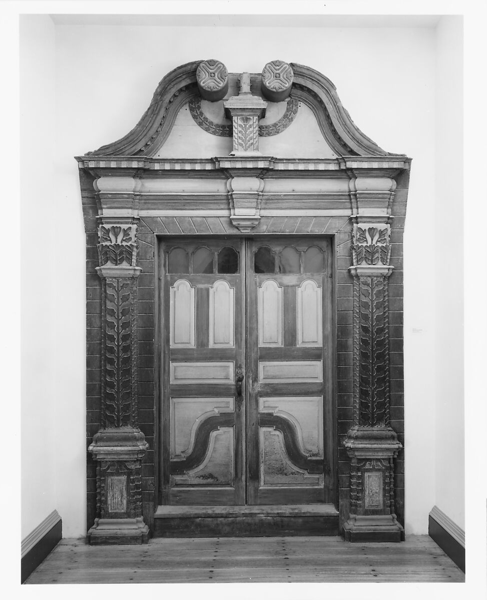 Doorway, Possibly Alexander Grant, Pine, American