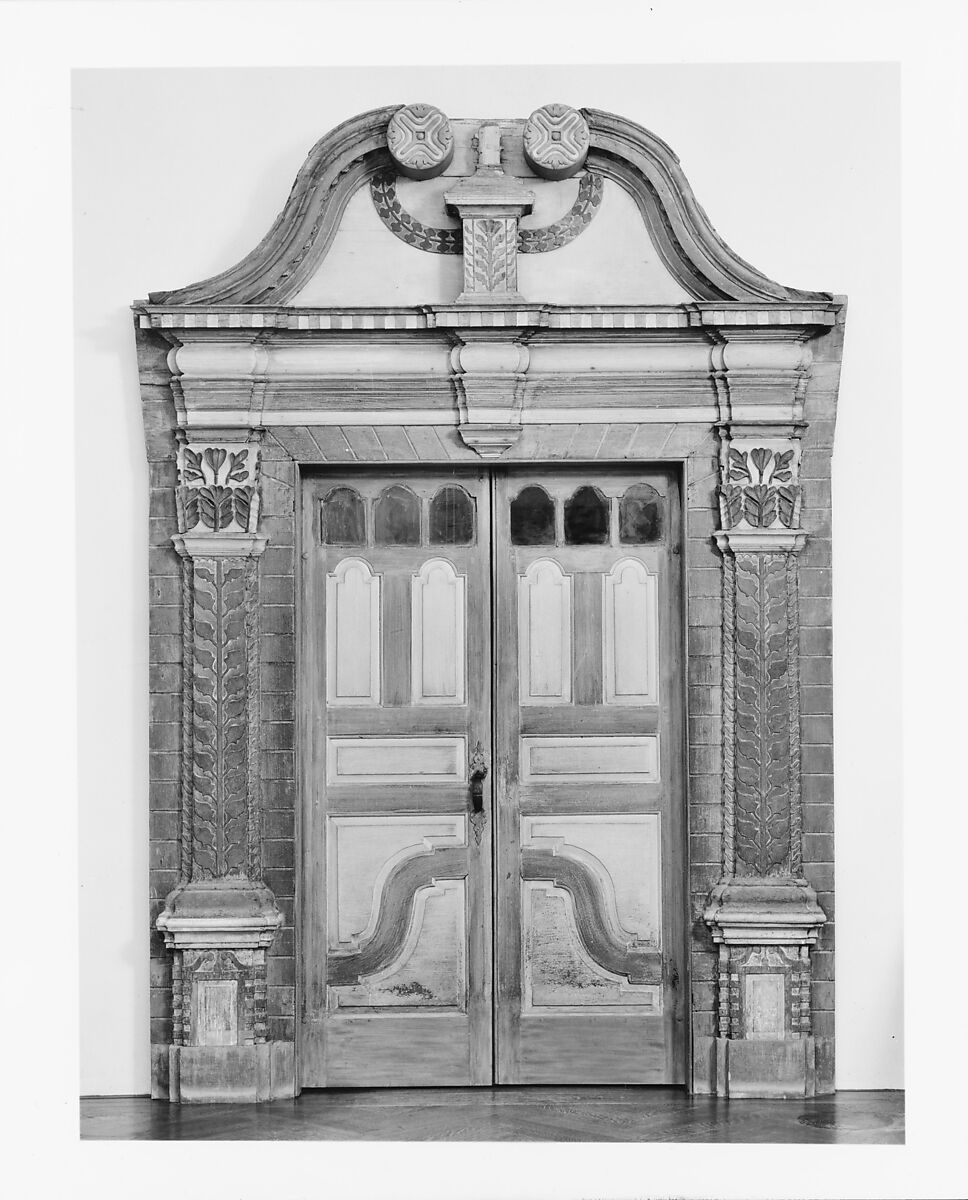 Doorway, Possibly Alexander Grant, Pine, American