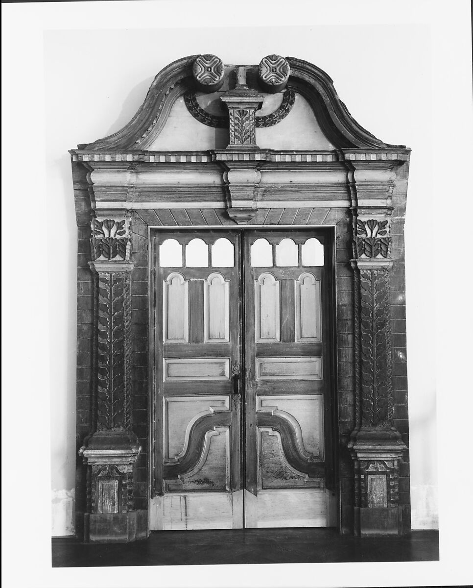 Doorway, Possibly Alexander Grant, Pine, American