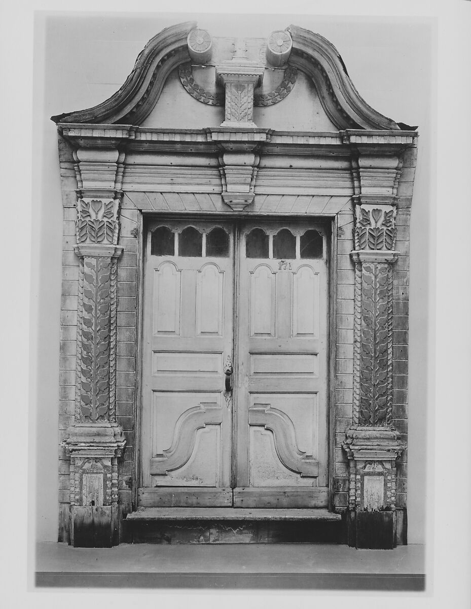 Doorway, Possibly Alexander Grant, Pine, American