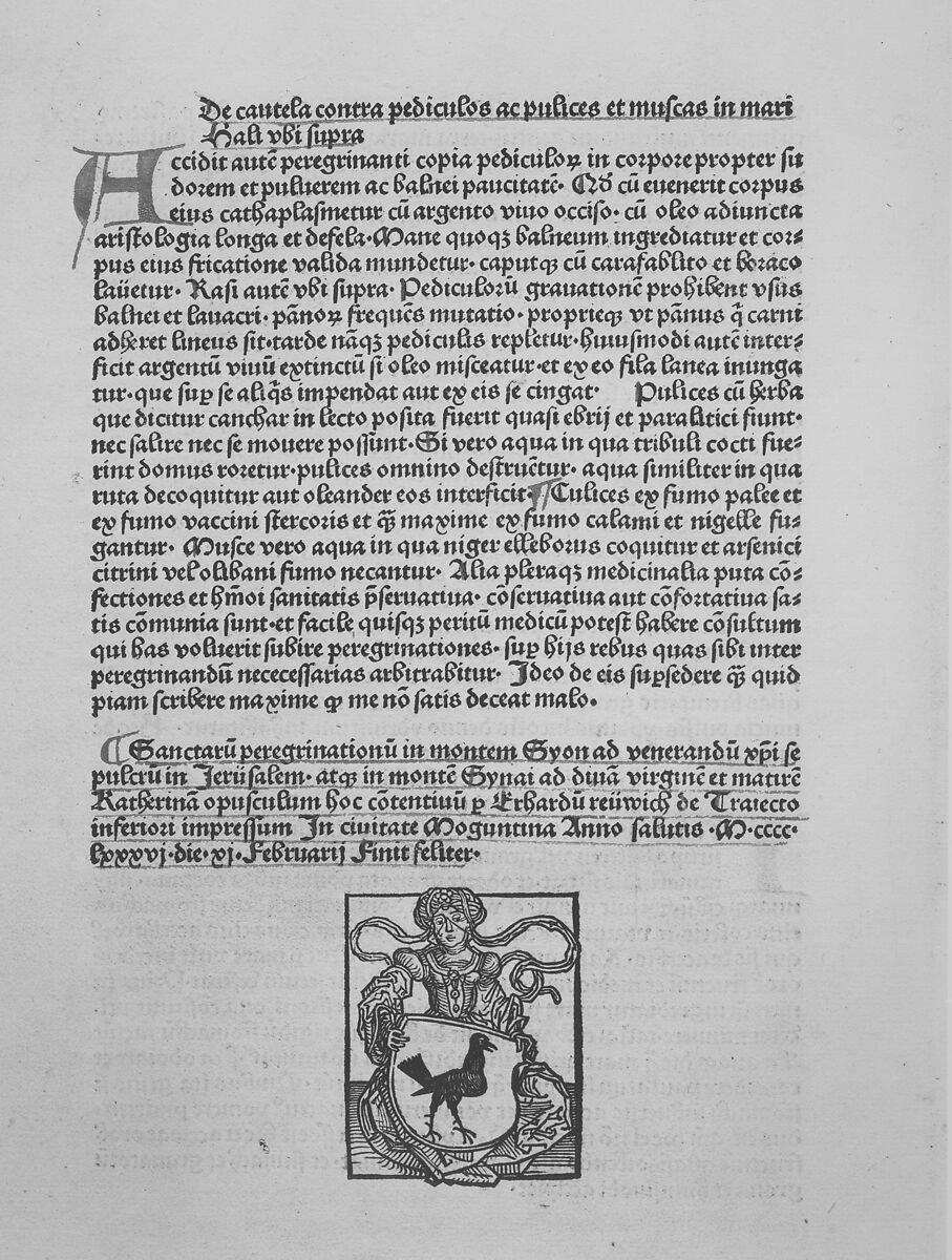 Peregrinatio in terram sanctam., Bernhard von Breydenbach (German, Mainz 1440?–?1497 Mainz), Woodcuts