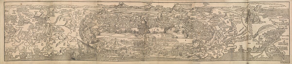 Peregrinatio in terram sanctam., Bernhard von Breydenbach (German, Mainz 1440?–?1497 Mainz), Woodcuts