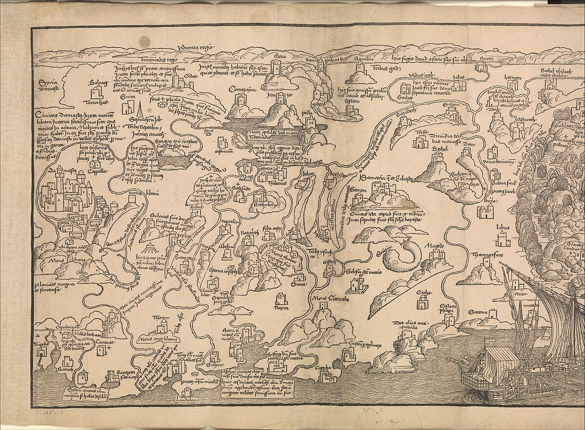 Peregrinatio in terram sanctam., Bernhard von Breydenbach (German, Mainz 1440?–?1497 Mainz), Woodcuts