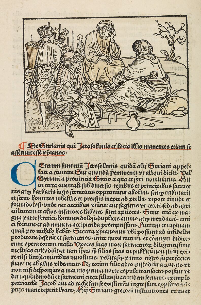 Peregrinatio in terram sanctam., Bernhard von Breydenbach (German, Mainz 1440?–?1497 Mainz), Woodcuts 