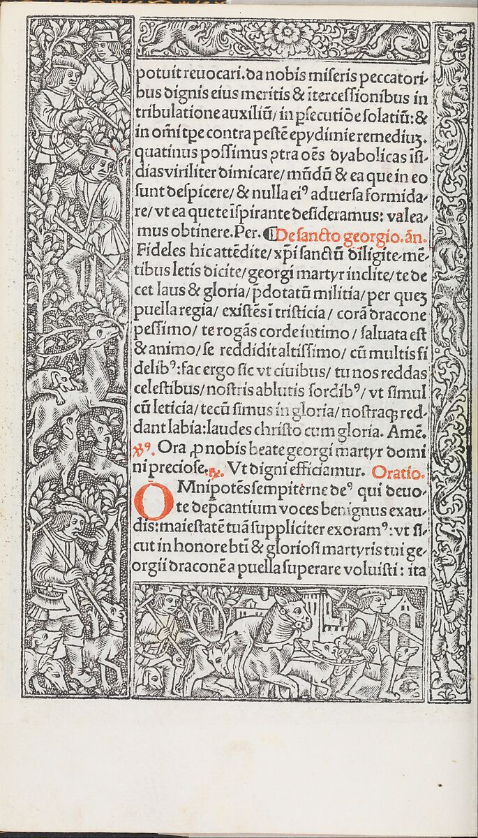 Horae, B.M.V.  use of Rome, Published by Thielman Kerver  , Paris, Printed on paper