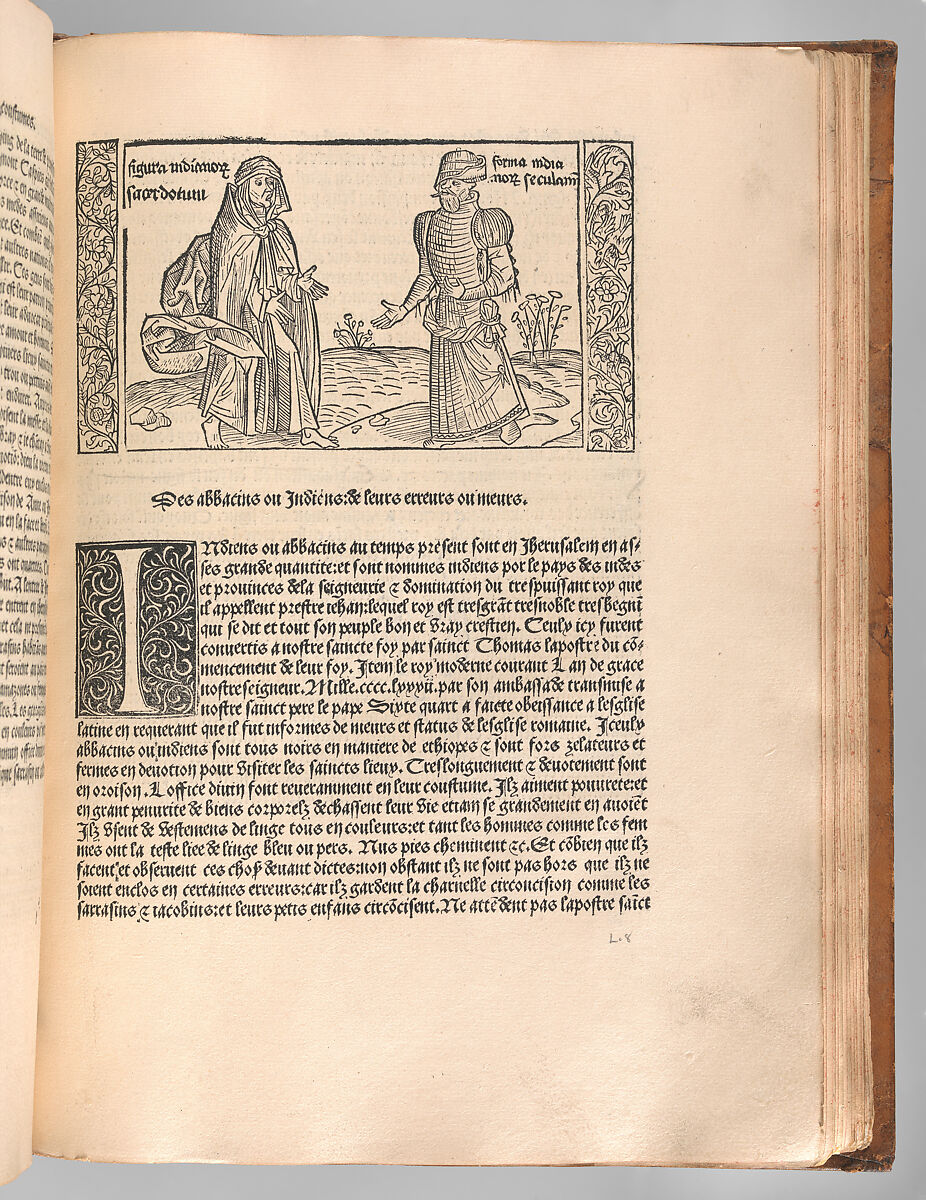 La Peregrination en Terre Sainte  (Pilgrimage to the Holy Land), Translated by Nicolas Le Huen (active 15th century), Engraving, hand colored