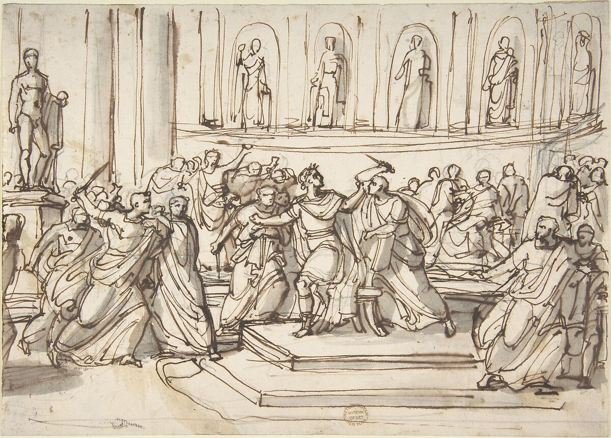 Vincenzo Camuccini Assassination of Julius Caesar The