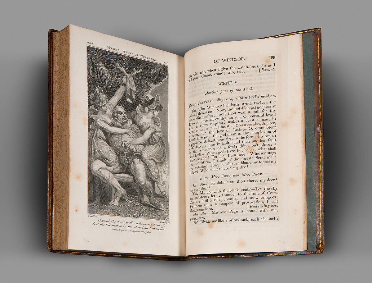 The Plays of William Shakespeare, vol. 1, containing The Tempest, Two Gentlemen of Verona, Merry Wives of Windsor, William Shakespeare (British, Stratford-upon-Avon 1564–1616 Stratford-upon-Avon), Illustrations: etching and engraving 