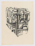 Machinery and Large Scale Industry 44, Hugo Gellert  American, born Hungary, Lithograph