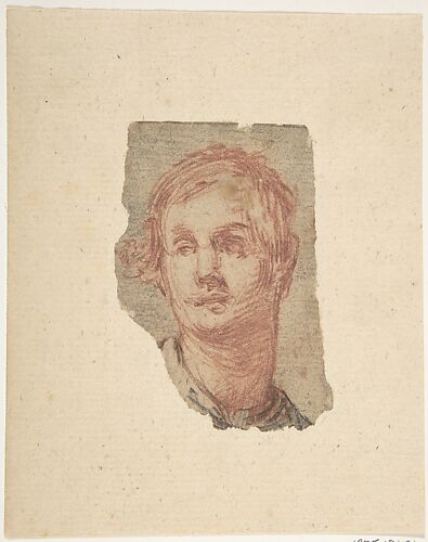 Alternate Study for the Head of a Youth (Formerly a Pentimento Pasted to 1975.131.21).