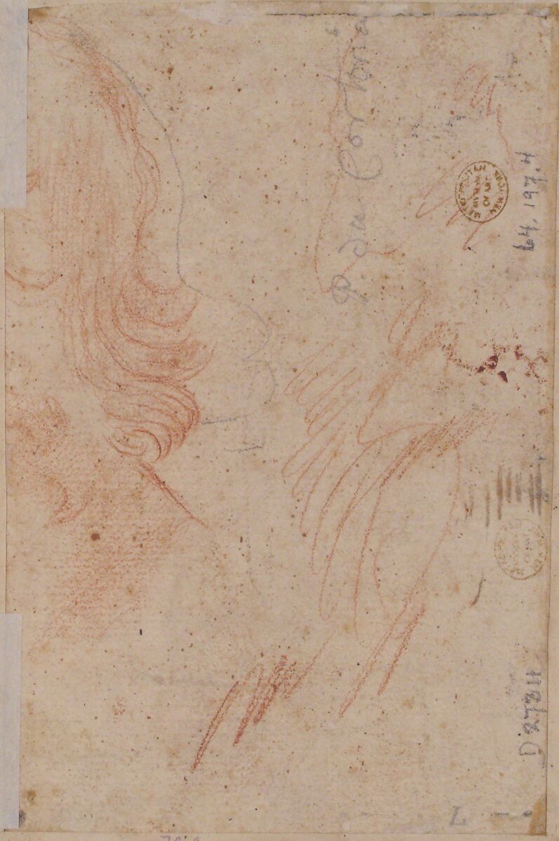 Sea Battle, Pietro da Cortona (Pietro Berrettini) (Italian, Cortona 1596–1669 Rome), Brush and brown wash