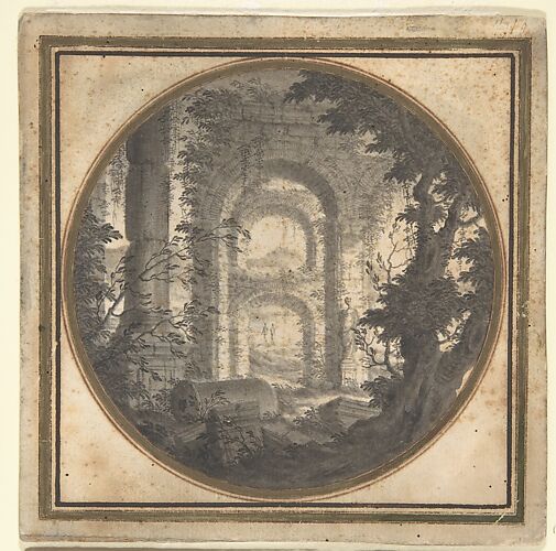 Imaginary Landscape with Classical Ruins