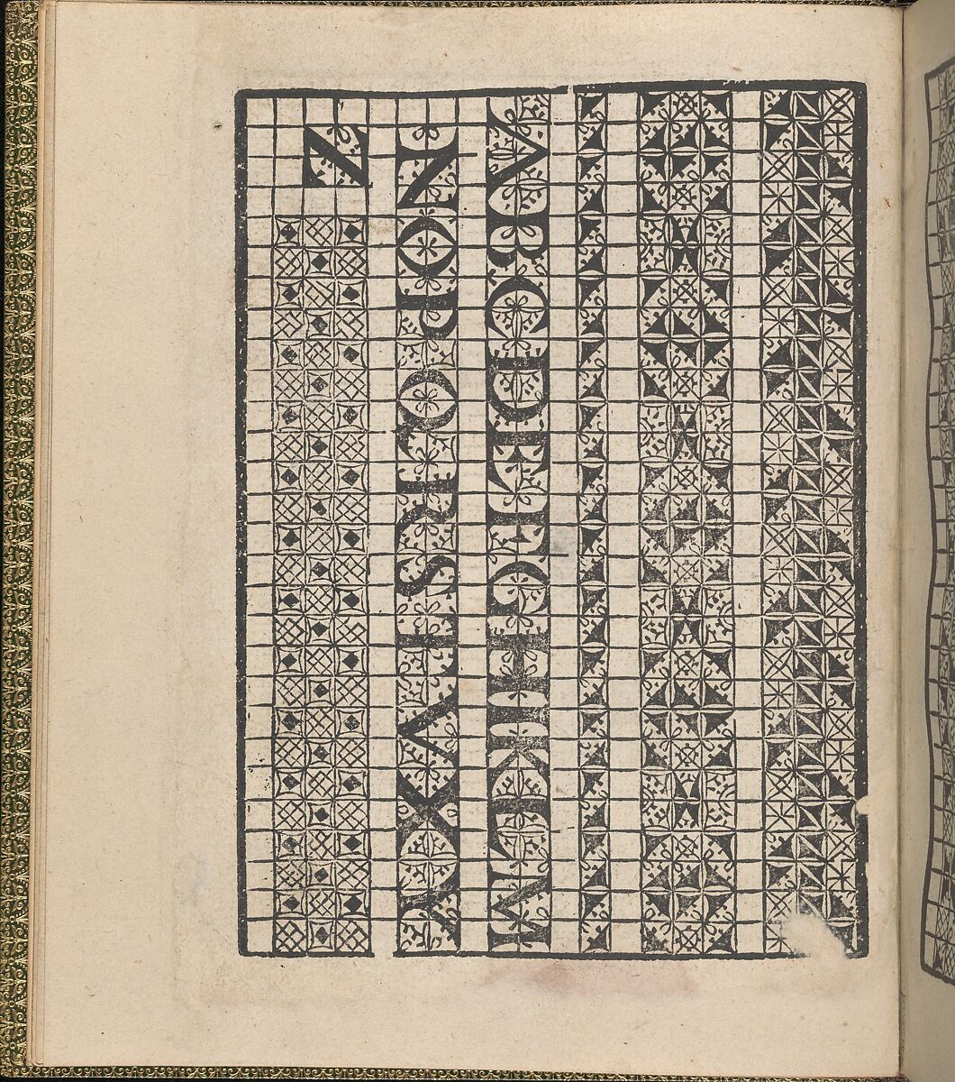 Giardineto novo di punti tagliati et gropposi per exercitio & ornamento delle donne (Venice 1554), Matteo Pagano (Italian, 1515–1588), Woodcut