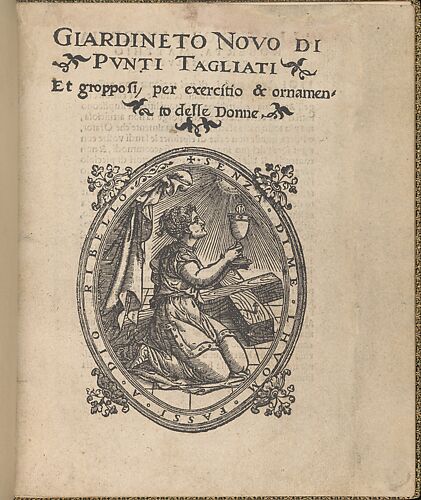 Giardineto novo di punti tagliati et gropposi per exercitio & ornamento delle donne (Venice 1554)