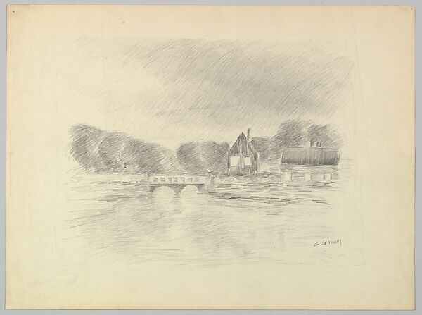 Bluff Point, CT, George Constant (American (born Greece), Arahova 1892–1978 New York), Graphite 