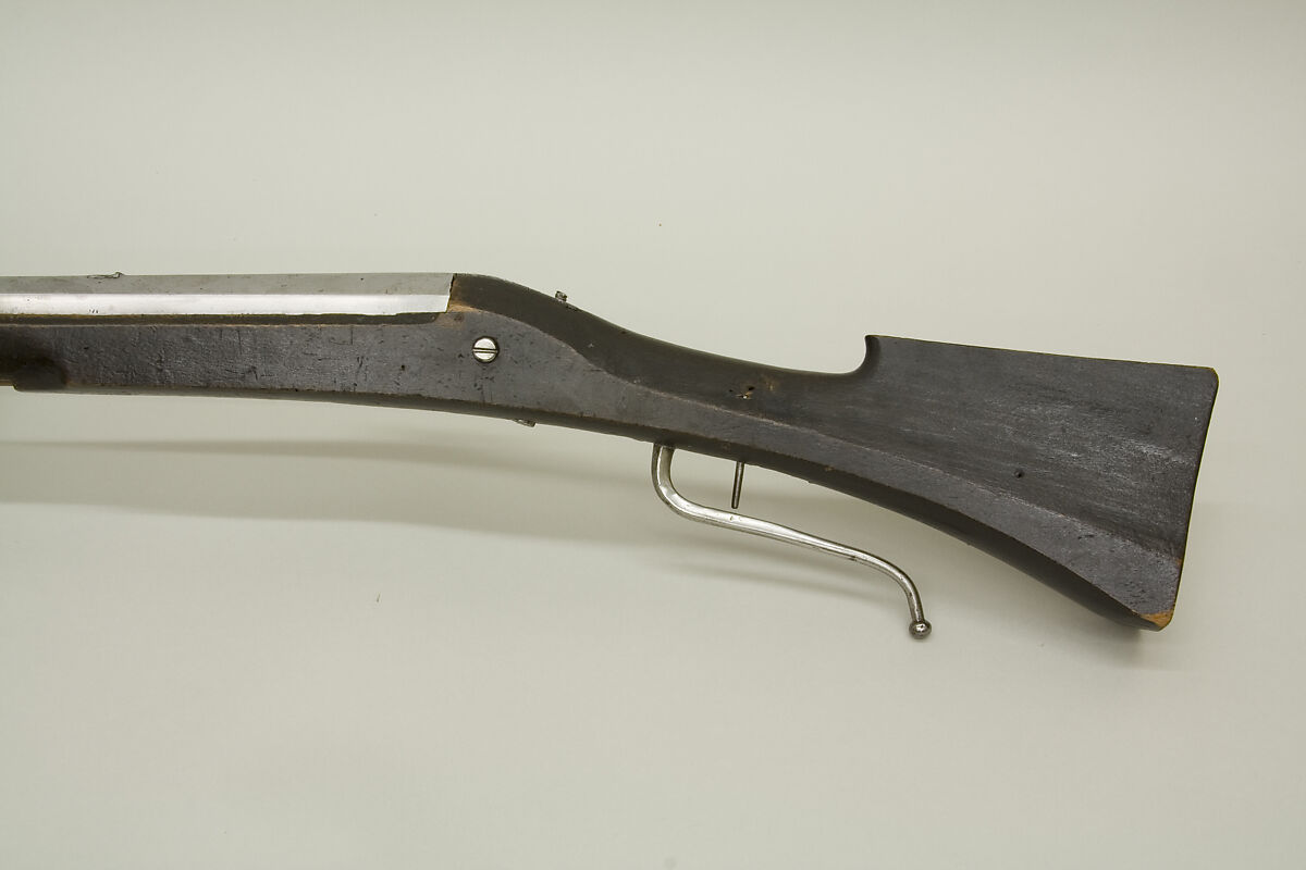 Matchlock Gun, Steel, wood, German or Austrian