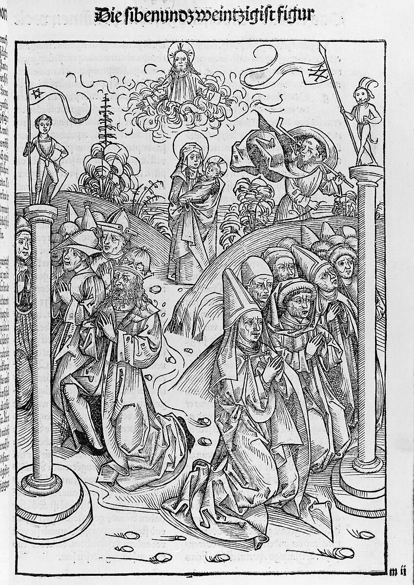 Der Schatzbehalter oder Schrein der waren reichtümer des heils unnd ewyger seligkeit, Written by Stephan Pater, Woodcuts