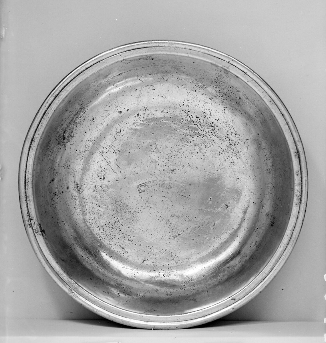 Basin, Samuel Green (1757–ca. 1834), Pewter, American 