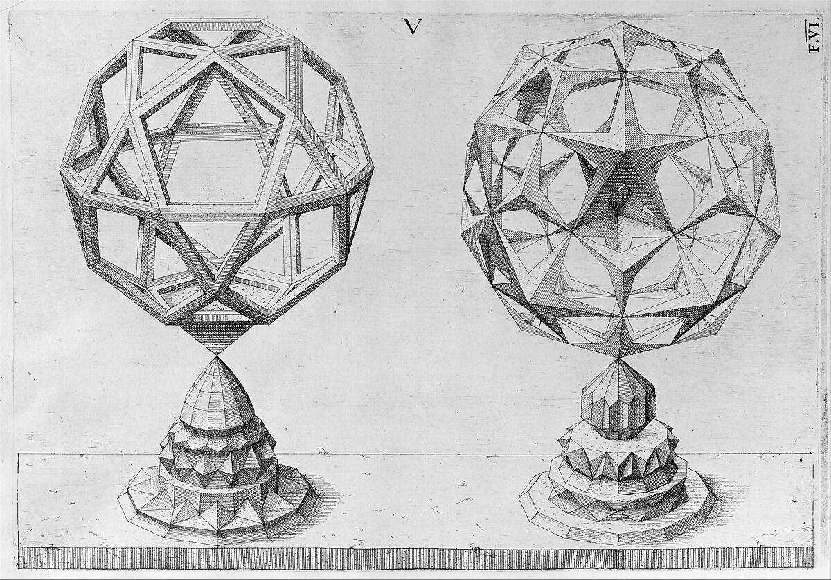 Perspectiva Corporum Regularium, Jost Amman (Swiss, Zurich before 1539–1591 Nuremberg), Etching