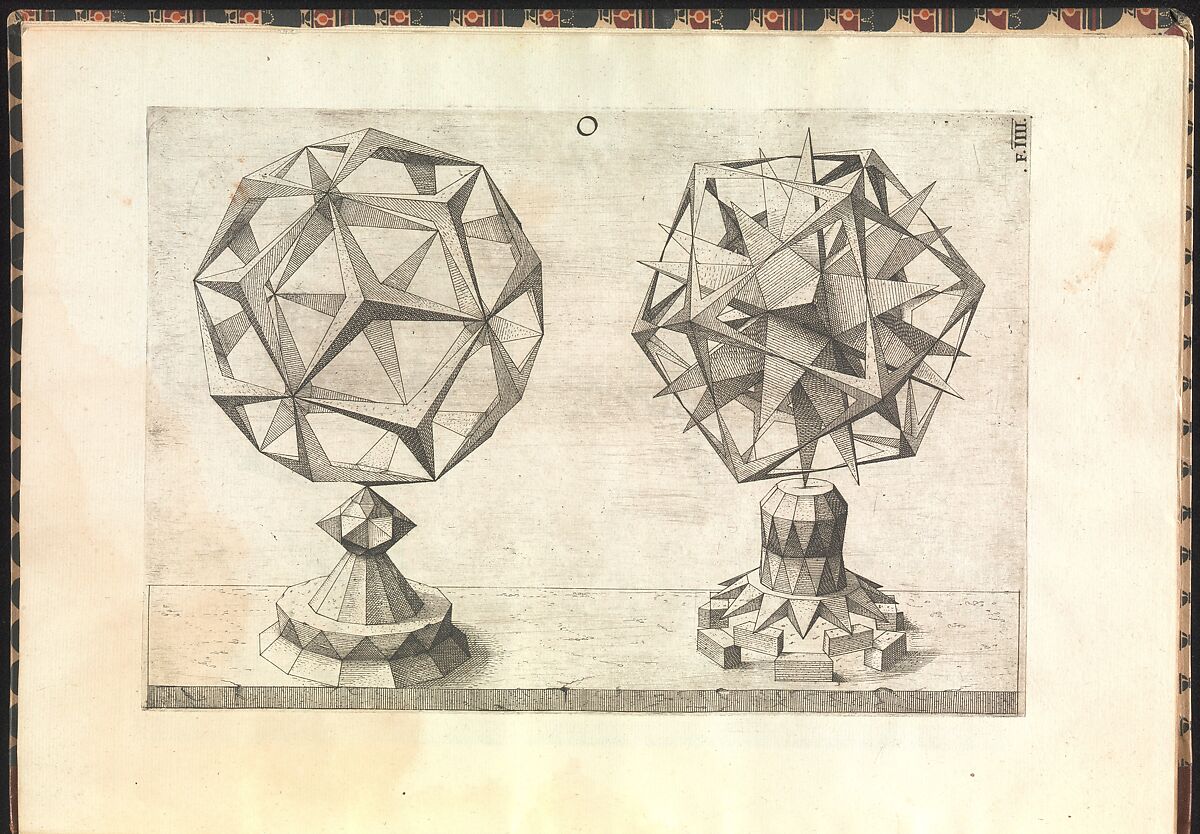 Perspectiva Corporum Regularium, Jost Amman (Swiss, Zurich before 1539–1591 Nuremberg), Etching 