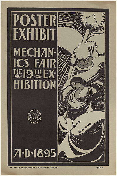 Mechanics Fair: The 19th Poster Exhibition, Elisha Brown Bird  American, Lithograph